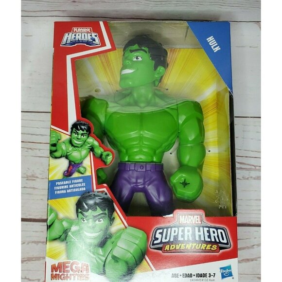 Marvel Super Hero Adventures Mega Mighties Captain America & Hulk Bundle - Picture 7 of 12